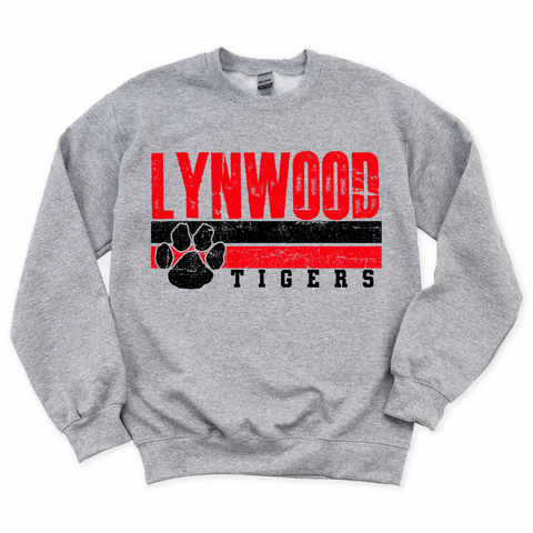 Lynwood Tigers Crewneck Sweatshirt | LYNWOOD AVE ELEMENTARY SPIRITWEAR FUNDRAISER | Stay Cozy Boutique