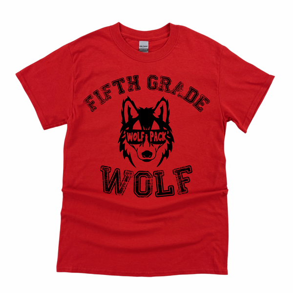 Fifth Grade Wolf T-shirt | WAVERLY ELEMENTARY SPIRITWEAR FUNDRAISER | Stay Cozy Boutique