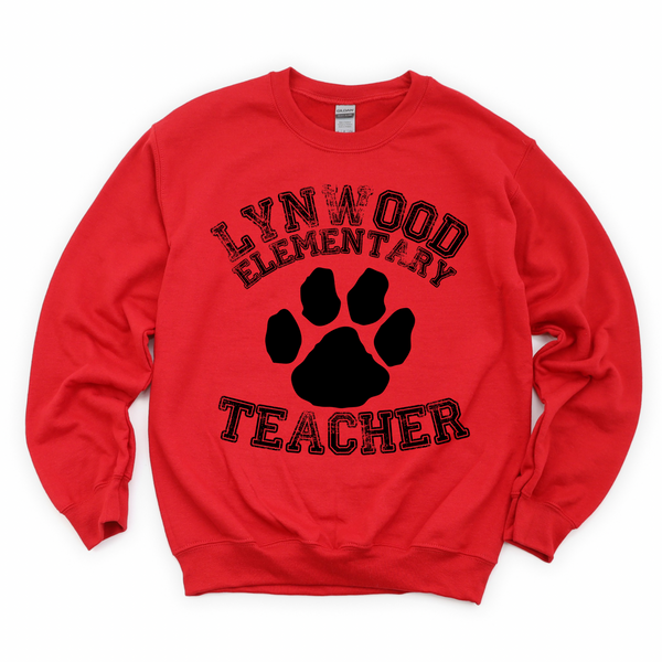 Lynwood Elementary Teacher Crewneck Sweatshirt | LYNWOOD AVE ELEMENTARY SPIRITWEAR FUNDRAISER | Stay Cozy Boutique