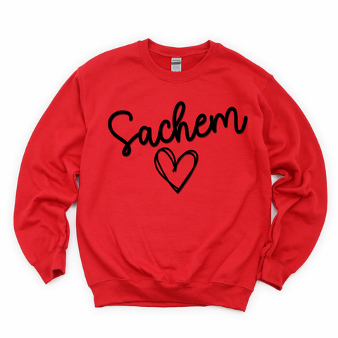 Puffed Sachem Crewneck Sweatshirt | LYNWOOD AVE ELEMENTARY SPIRITWEAR FUNDRAISER | Stay Cozy Boutique