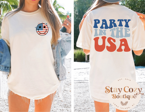 Party in the USA Shirt, Happy 4th of July Shirt, Memorial Day Shirt, Independence Day Shirt,USA Shirt