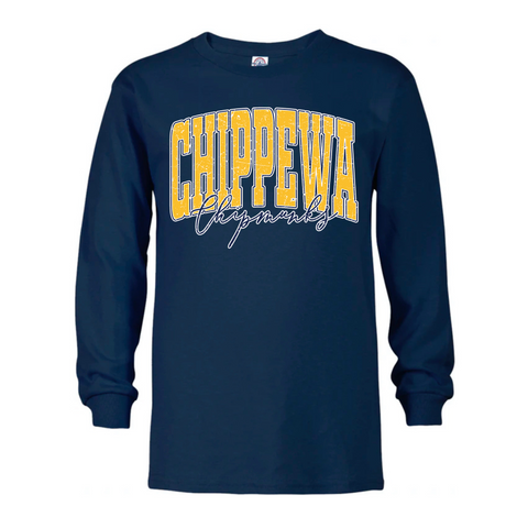 Varsity Chippewa Long Sleeve Shirt | CHIPPEWA ELEMENTARY SPIRITWEAR FUNDRAISER | Stay Cozy Boutique