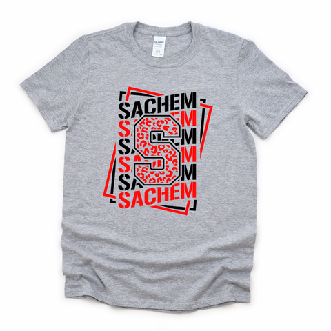 Sachem Stacked Leopard T-shirt | Stay Cozy Boutique