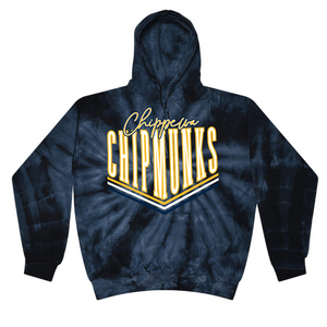 Chippewa Chipmunks Diamond Tie Dye Hoodie | CHIPPEWA ELEMENTARY SPIRITWEAR FUNDRAISER | Stay Cozy Boutique