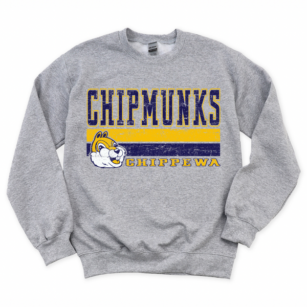 Chippewa Chipmunks Crewneck Sweatshirt | CHIPPEWA ELEMENTARY SPIRITWEAR FUNDRAISER | Stay Cozy Boutique