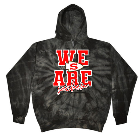 We Are Sachem Tie Dye Hoodie | LYNWOOD AVE ELEMENTARY SPIRITWEAR FUNDRAISER | Stay Cozy Boutique