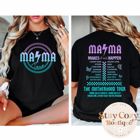 Motherhood Tour Comfort Colors T-Shirt, Some Days I Rock It T-Shirt, Mama lighting bolt, Mama Funny Tour, Mother's Day Funny T-Shirt, Mama Skeleton T-Shirt, Mama Checkered T-Shirt