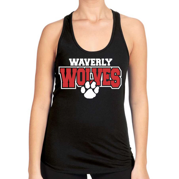 Waverly Wolves Girls/Womens Tank Top | WAVERLY ELEMENTARY SPIRITWEAR FUNDRAISER | Stay Cozy Boutique