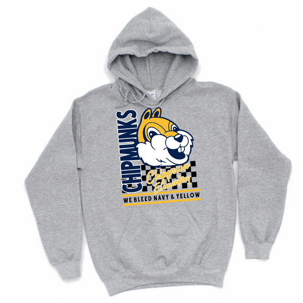 We Bleed Navy & Yellow Hoodie | CHIPPEWA ELEMENTARY SPIRITWEAR FUNDRAISER | Stay Cozy Boutique