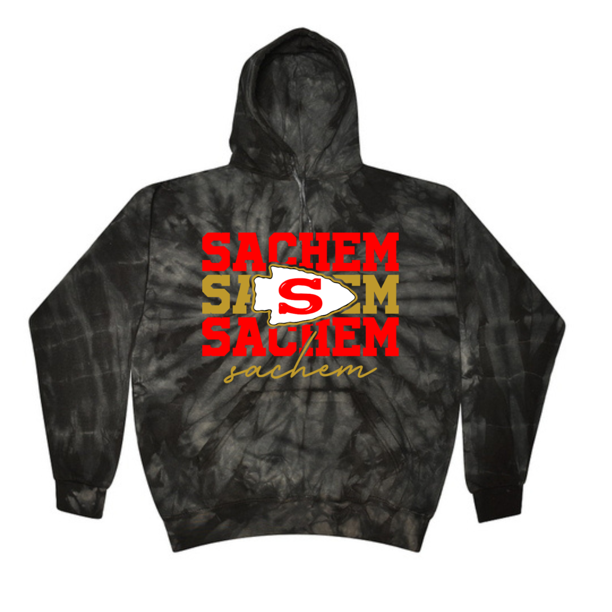 Sachem Tie Dye Hoodie | LYNWOOD AVE ELEMENTARY SPIRITWEAR FUNDRAISER | Stay Cozy Boutique