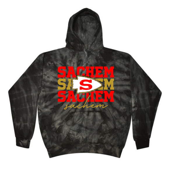 Sachem Tie Dye Hoodie | WAVERLY ELEMENTARY SPIRITWEAR FUNDRAISER | Stay Cozy Boutique