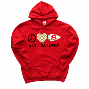 Peace Love Sachem Hoodie | LYNWOOD AVE ELEMENTARY SPIRITWEAR FUNDRAISER | Stay Cozy Boutique