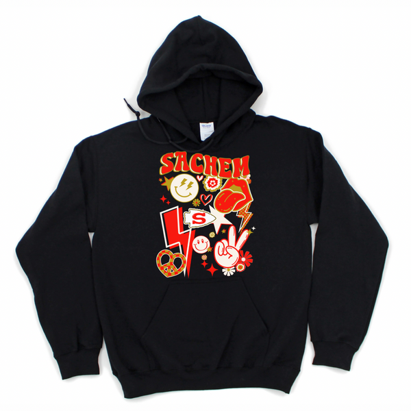 Retro Sachem Hoodie | LYNWOOD AVE ELEMENTARY SPIRITWEAR FUNDRAISER | Stay Cozy Boutique