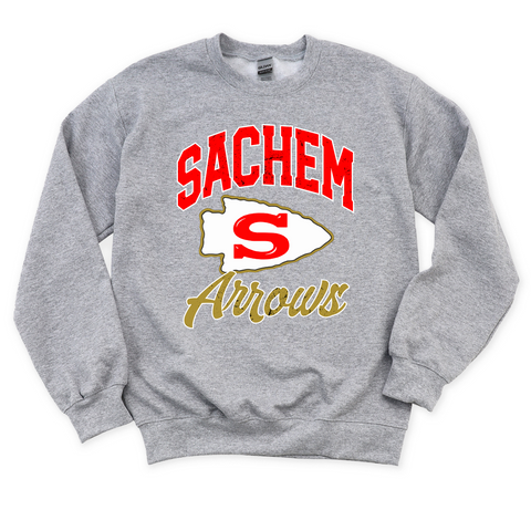 Sachem Arrows Crewneck Sweatshirt | WAVERLY ELEMENTARY SPIRITWEAR FUNDRAISER | Stay Cozy Boutique