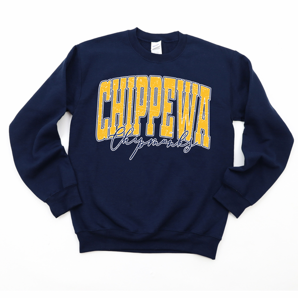 Varsity Chippewa Crewneck Sweatshirt | CHIPPEWA ELEMENTARY SPIRITWEAR FUNDRAISER | Stay Cozy Boutique