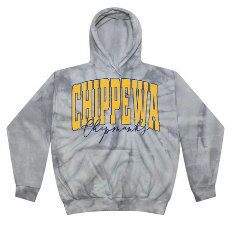 Varsity Chippewa Tie Dye Hoodie | CHIPPEWA ELEMENTARY SPIRITWEAR FUNDRAISER | Stay Cozy Boutique