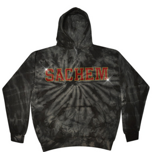 Rhinestone Bling Sachem Tie Dye Hoodie | CHIPPEWA ELEMENTARY SPIRITWEAR FUNDRAISER | Stay Cozy Boutique