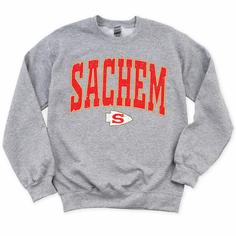 Varsity Sachem Crewneck Sweatshirt | LYNWOOD AVE ELEMENTARY SPIRITWEAR FUNDRAISER | Stay Cozy Boutique