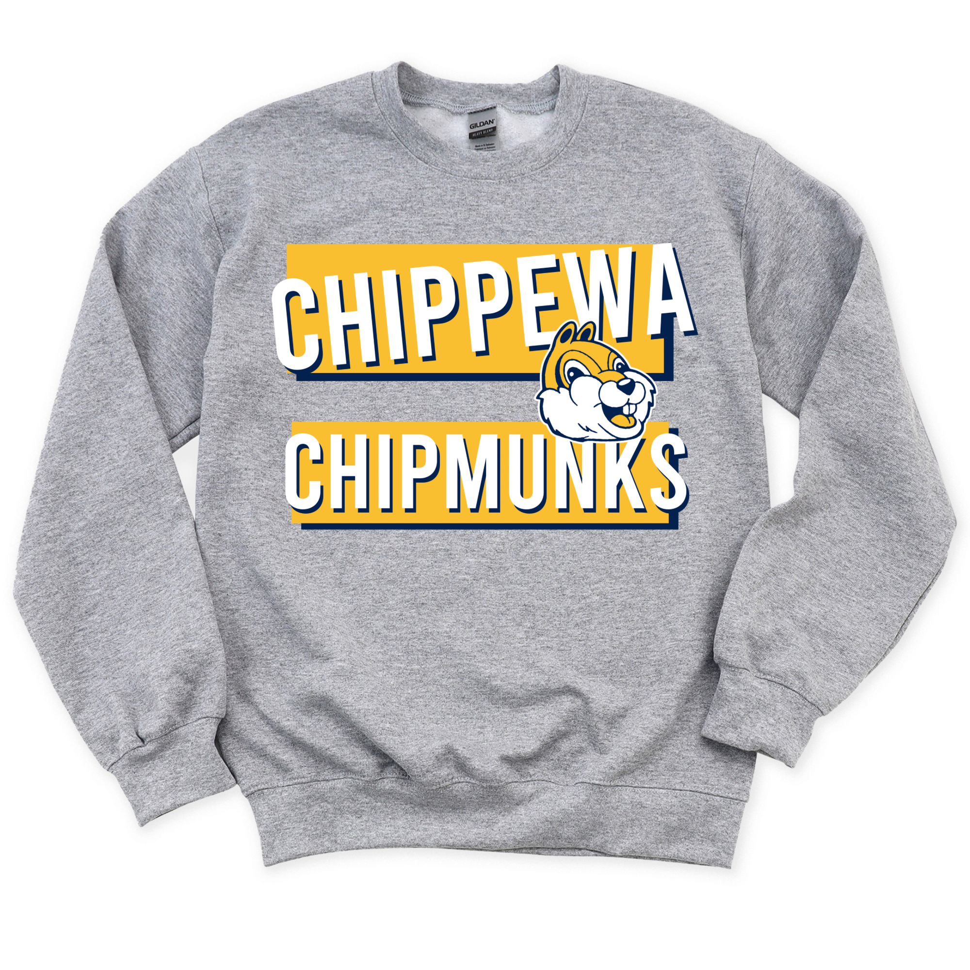 Chippewa Chipmunks Crewneck Sweatshirt | CHIPPEWA ELEMENTARY SPIRITWEAR FUNDRAISER | Stay Cozy Boutique