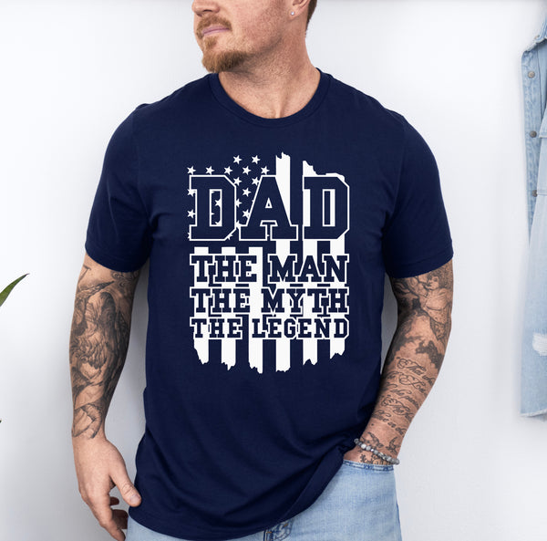 Dad. The Man. The Myth. The League. T-Shirt, Funny Dad Shirt, Dad Life Tee, Birthday Dad Gift, Sarcastic Shirt, Fathers Day Gift