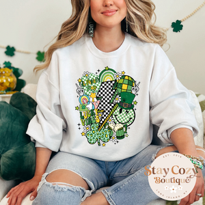 Retro St. Patrick’s Day Crewneck | Hoodie | T-Shirt | St. Patrick's Day🍀 | The Lucky Collection | Stay Cozy Boutique