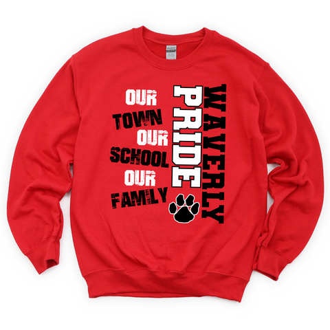 Waverly Pride Crewneck Sweatshirt | WAVERLY ELEMENTARY SPIRITWEAR FUNDRAISER | Stay Cozy Boutique