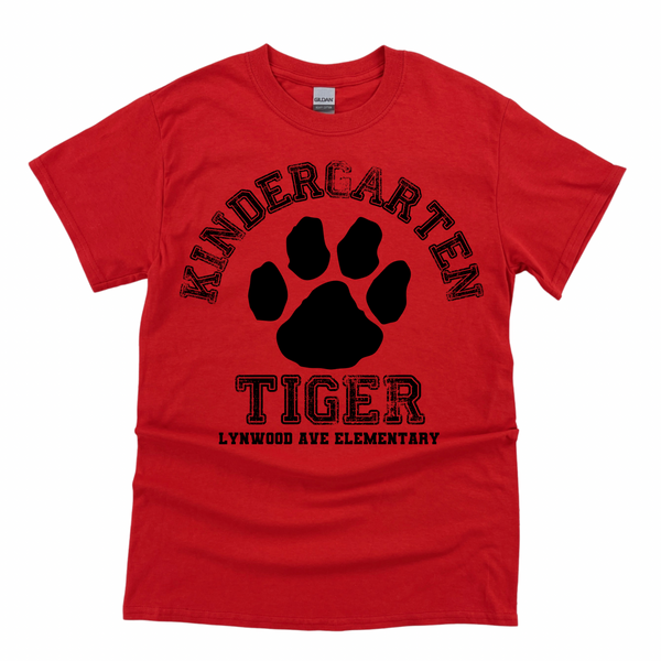 Kindergarten Lynwood Tiger T-shirt | LYNWOOD AVE ELEMENTARY SPIRITWEAR FUNDRAISER | Stay Cozy Boutique