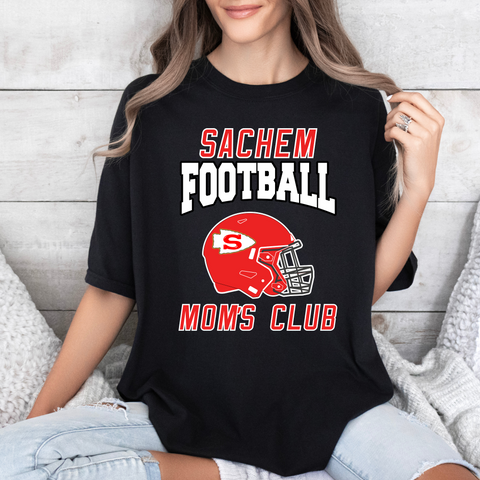 Sachem Football (East) Mom’s Club Comfort Colors T-Shirt | Stay Cozy Boutique