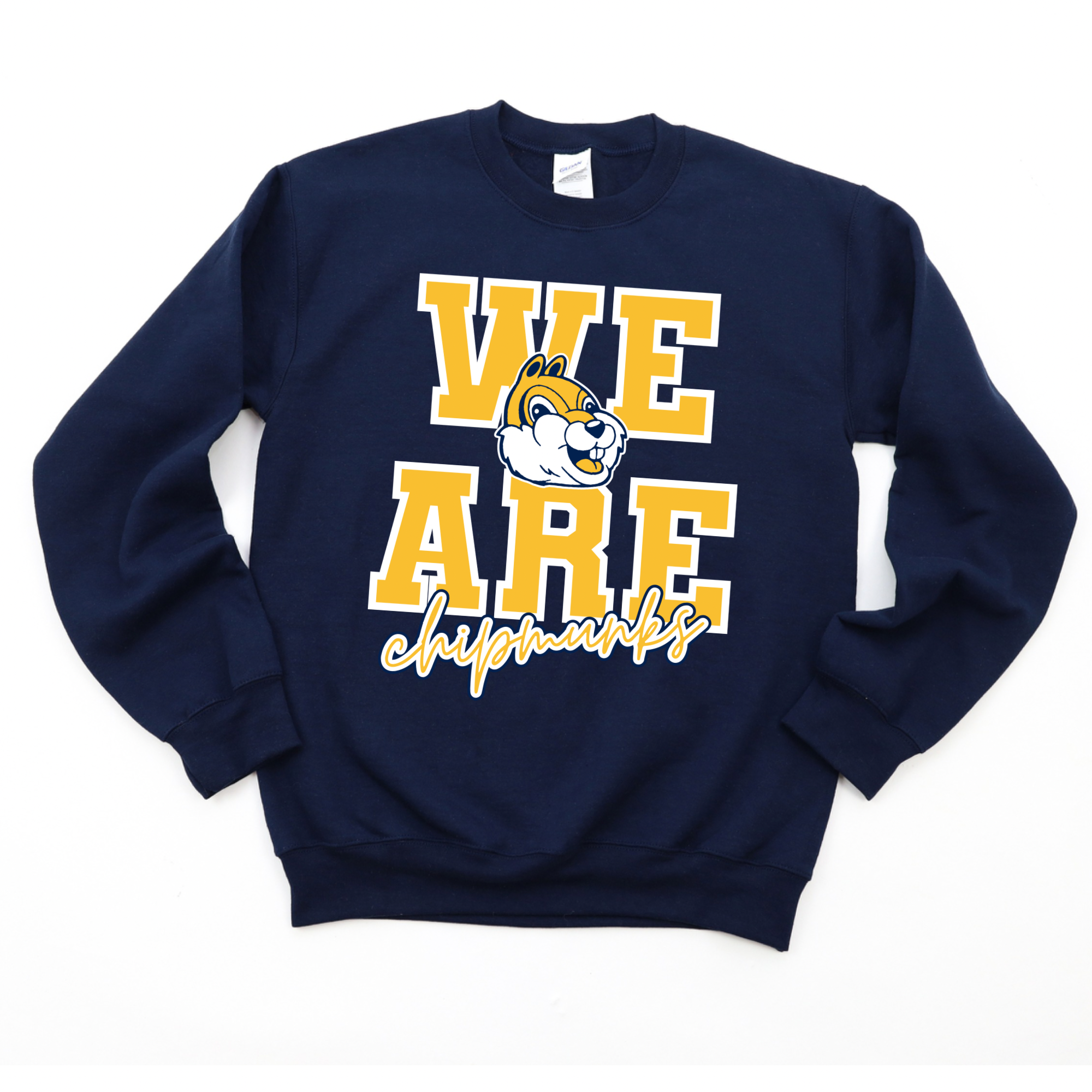 We Are Chipmunks Crewneck Sweatshirt | CHIPPEWA ELEMENTARY SPIRITWEAR FUNDRAISER | Stay Cozy Boutique