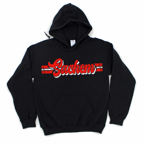 Sachem Retro Script Hoodie | CHIPPEWA ELEMENTARY SPIRITWEAR FUNDRAISER | Stay Cozy Boutique