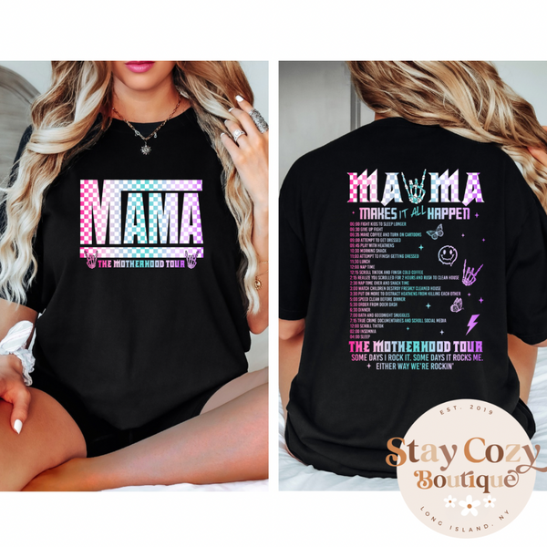 Mama Tour Comfort Colors T-Shirt, Some Days I Rock It T-Shirt, Mama lighting bolt, Mama Funny Tour, Mother's Day Funny T-Shirt, Mama Skeleton T-Shirt, Mama Checkered T-Shirt