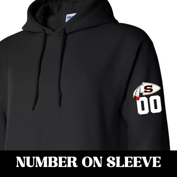 Sachem Football Helmet Hoodie | Stay Cozy Boutique