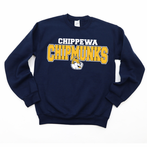 Chippewa Chipmunks Crewneck Sweatshirt | CHIPPEWA ELEMENTARY SPIRITWEAR FUNDRAISER | Stay Cozy Boutique