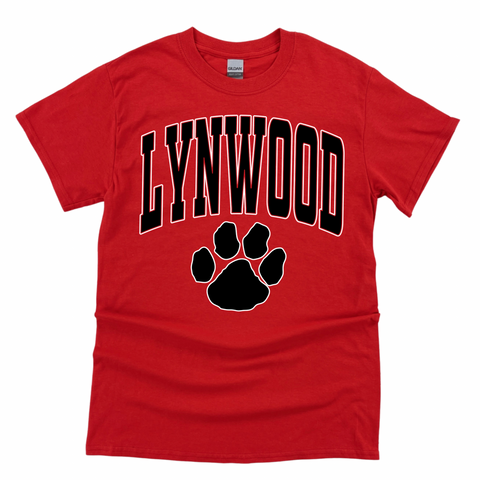 Lynwood Paw Print T-shirt | LYNWOOD AVE ELEMENTARY SPIRITWEAR FUNDRAISER | Stay Cozy Boutique