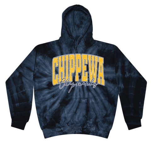 Varsity Chippewa Tie Dye Hoodie | CHIPPEWA ELEMENTARY SPIRITWEAR FUNDRAISER | Stay Cozy Boutique