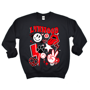 Retro Lynwood Crewneck Sweatshirt | LYNWOOD AVE ELEMENTARY SPIRITWEAR FUNDRAISER | Stay Cozy Boutique