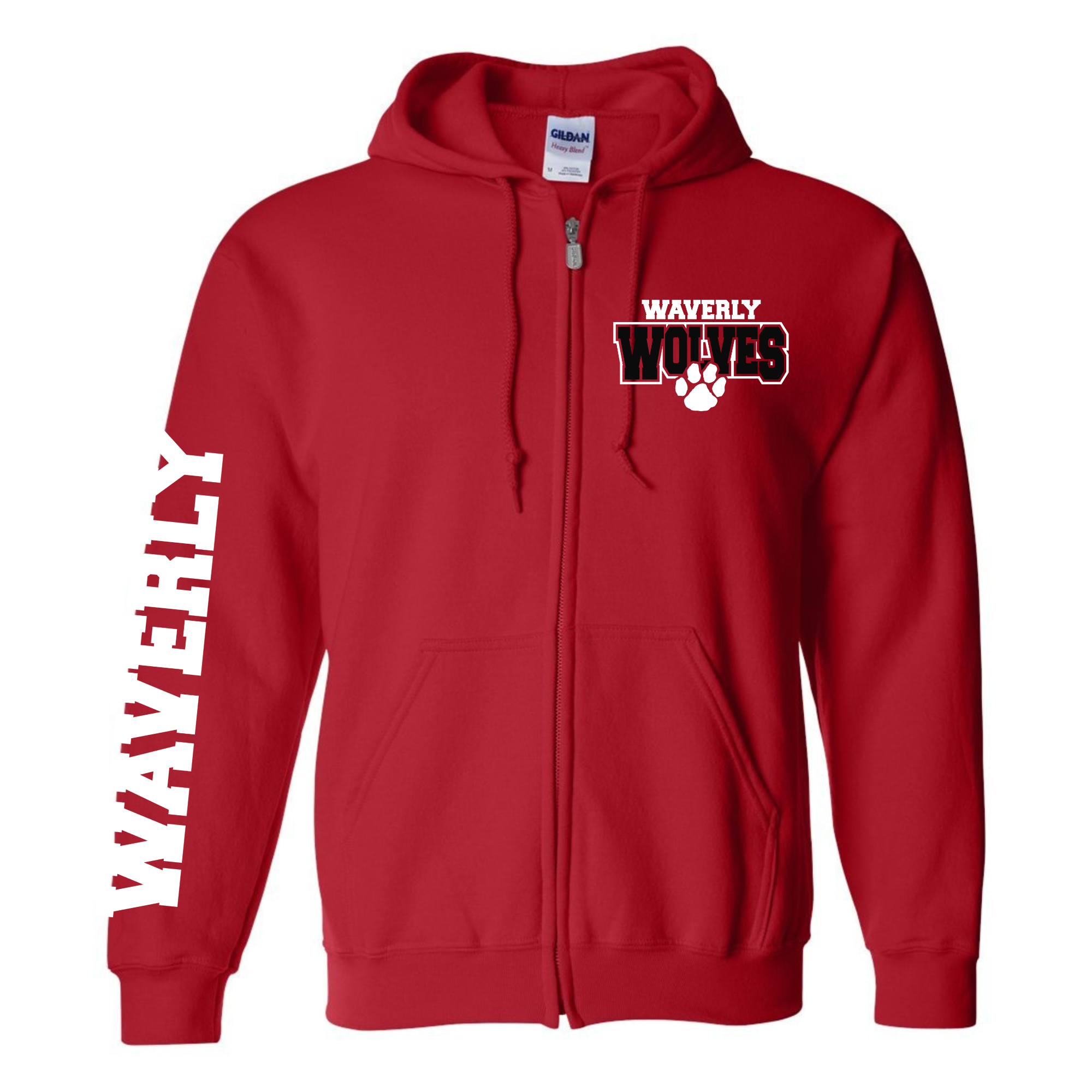 Waverly Wolves Zip Up Sweatshirt | WAVERLY ELEMENTARY SPIRITWEAR FUNDRAISER | Stay Cozy Boutique