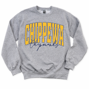 Varsity Chippewa Crewneck Sweatshirt | CHIPPEWA ELEMENTARY SPIRITWEAR FUNDRAISER | Stay Cozy Boutique