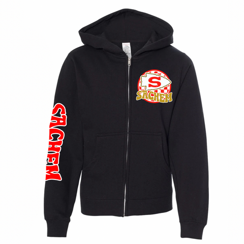 Checkered Sachem Zip Up Sweatshirt | CHIPPEWA ELEMENTARY SPIRITWEAR FUNDRAISER | Stay Cozy Boutique