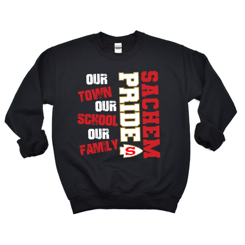 Sachem Pride Crewneck Sweatshirt | WAVERLY ELEMENTARY SPIRITWEAR FUNDRAISER | Stay Cozy Boutique