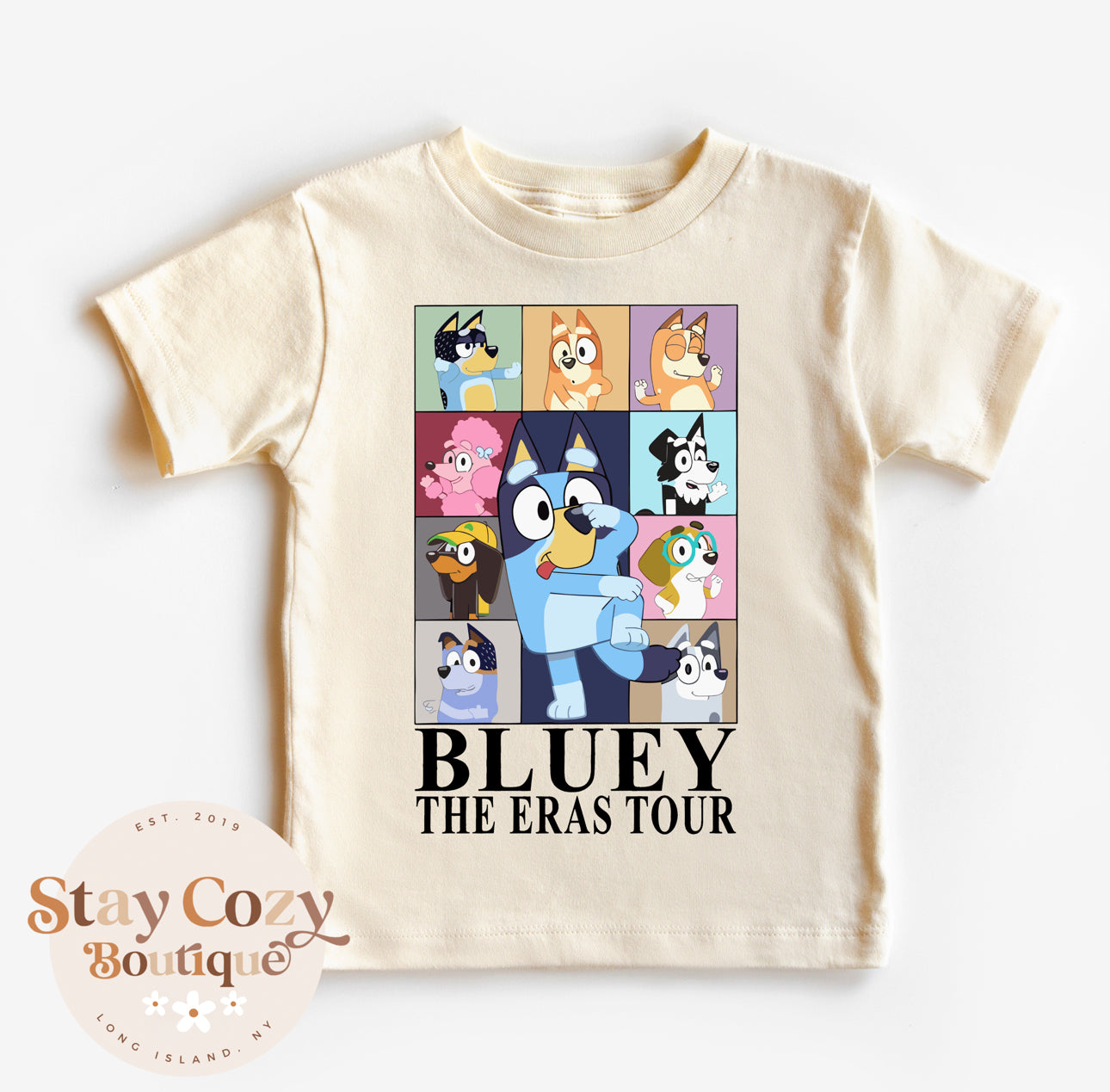 The Bluey Tour T-Shirt, Bluey Swiftie, Bluey Shirt, Bluey Dad Shirt, Bluey Family Shirt, Bluey and Bingo Shirt, Bluey Friends Shirt, Bluey Mom Shirt