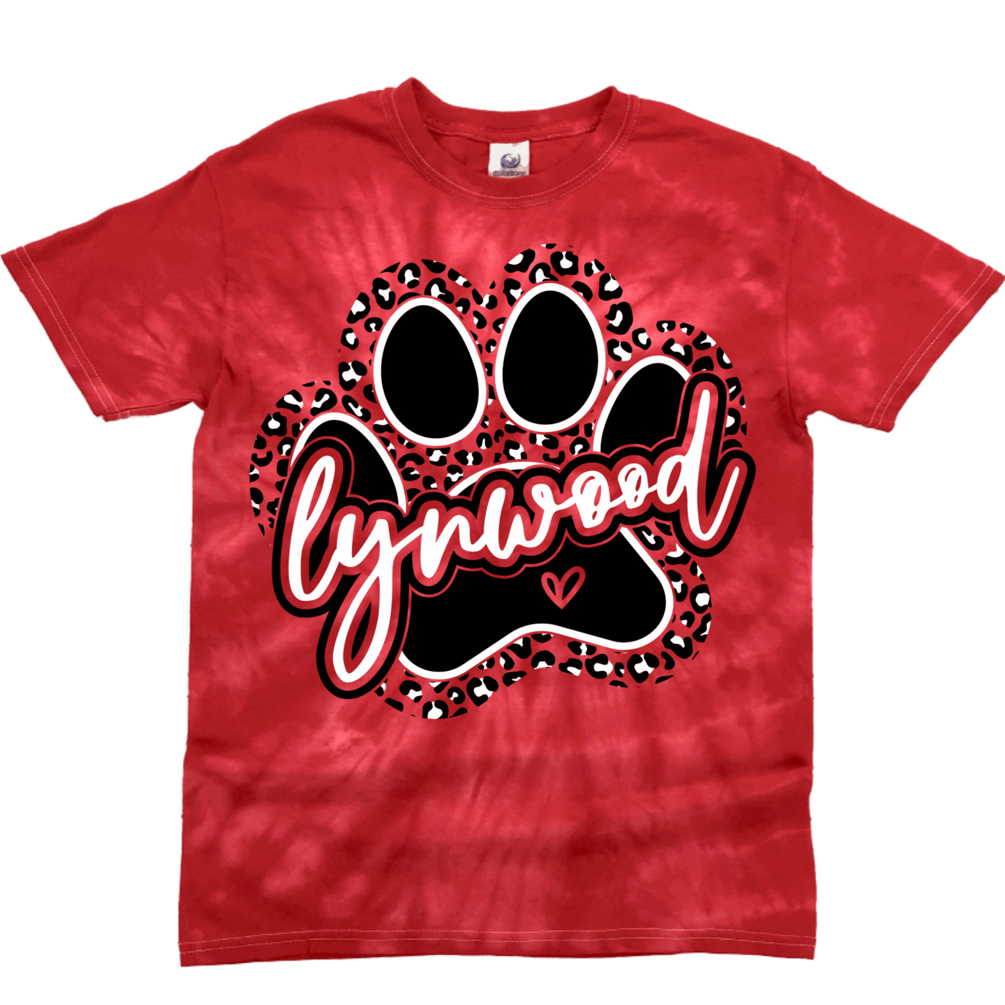 Leopard Lynwood Paw Print T-shirt | LYNWOOD AVE ELEMENTARY SPIRITWEAR FUNDRAISER | Stay Cozy Boutique