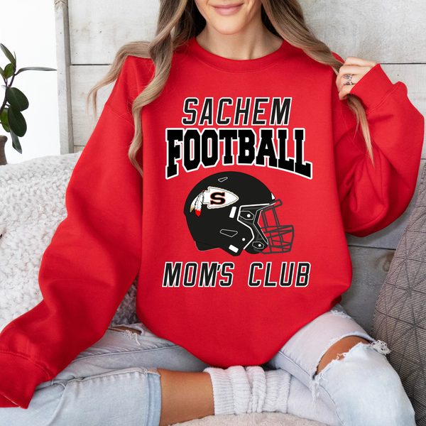 Sachem Football Mom’s Club Crewneck Sweatshirt | Stay Cozy Boutique