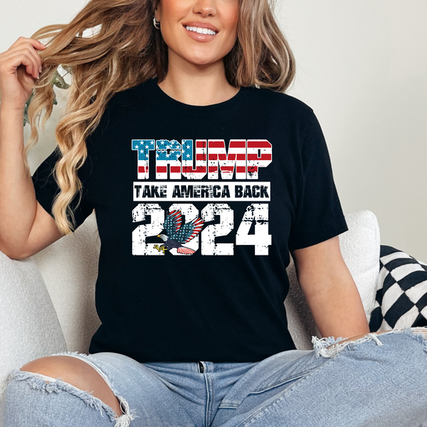 Trump Take America Back 2024 T-Shirt, Trump Train t-shirt, Trump 2024, Donald Trump, 47th president, Trump Comfort Colors T-Shirt, Donald J.Trump