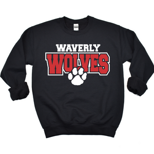 Waverly Wolves Crewneck Sweatshirt | WAVERLY ELEMENTARY SPIRITWEAR FUNDRAISER | Stay Cozy Boutique