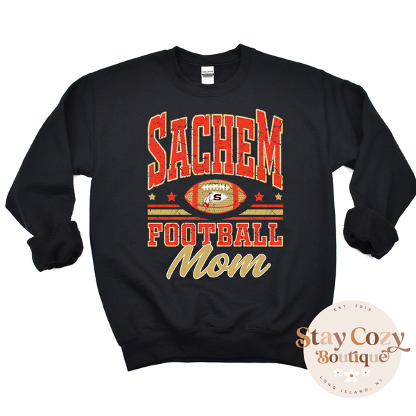 Sachem Football Mom Crewneck Sweatshirt | Stay Cozy Boutique