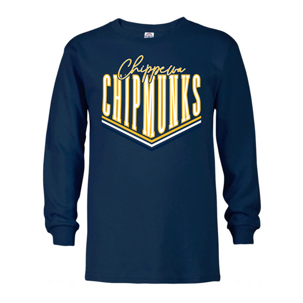 Chippewa Chipmunks Diamond Long Sleeve Shirt | CHIPPEWA ELEMENTARY SPIRITWEAR FUNDRAISER | Stay Cozy Boutique