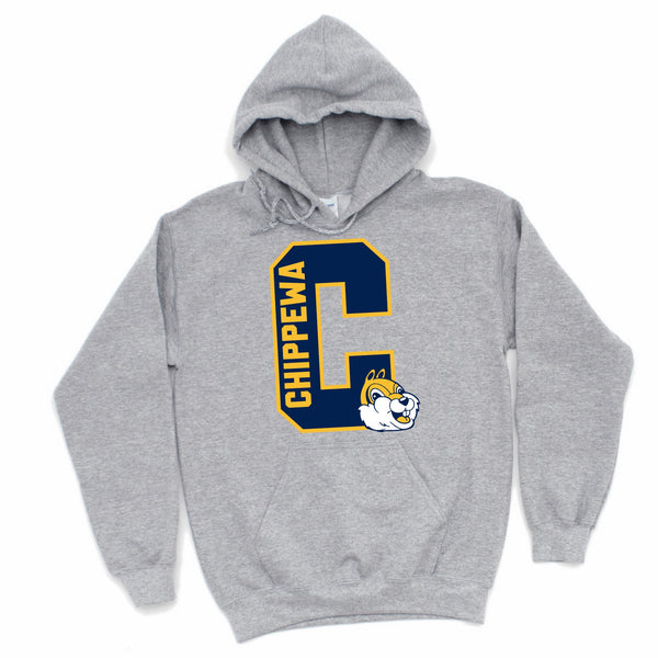 Big C Hoodie | CHIPPEWA ELEMENTARY SPIRITWEAR FUNDRAISER | Stay Cozy Boutique