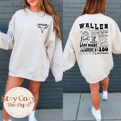 Morgan Wallen Crewneck Sweatshirt | Stay Cozy Boutique