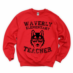 Waverly Elementary Teacher Crewneck Sweatshirt | WAVERLY ELEMENTARY SPIRITWEAR FUNDRAISER | Stay Cozy Boutique